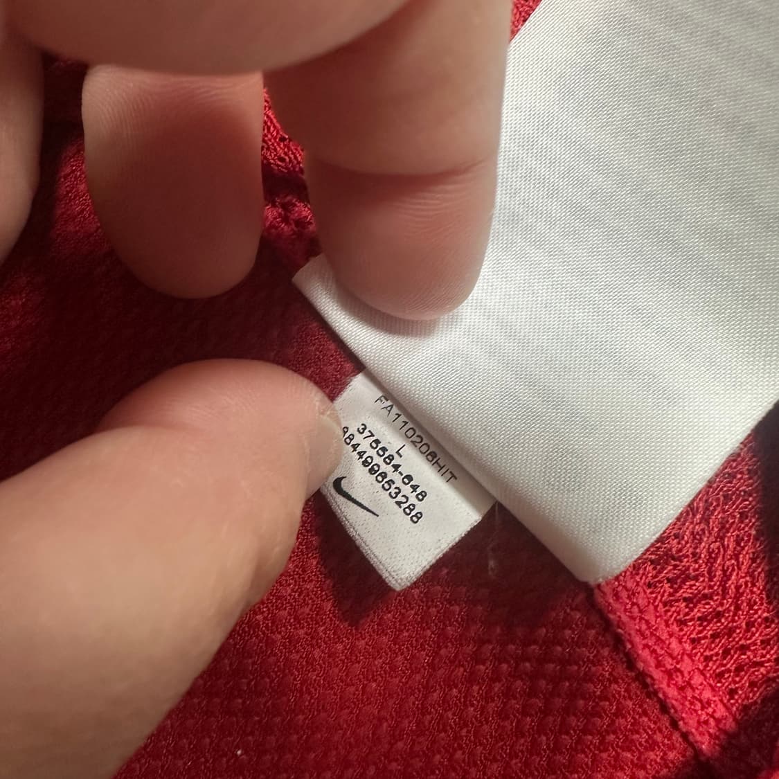 ✨ (바배) 나이키 레드 기능성 반팔티  상품이미지4