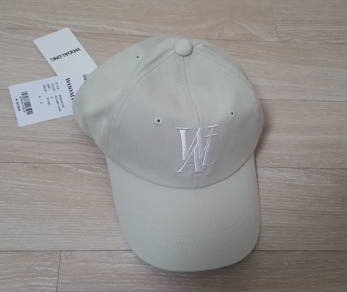 [택달린새상품] 우알롱 시그니처 로고 볼캡 그레이쉬 라임 s 상품이미지2