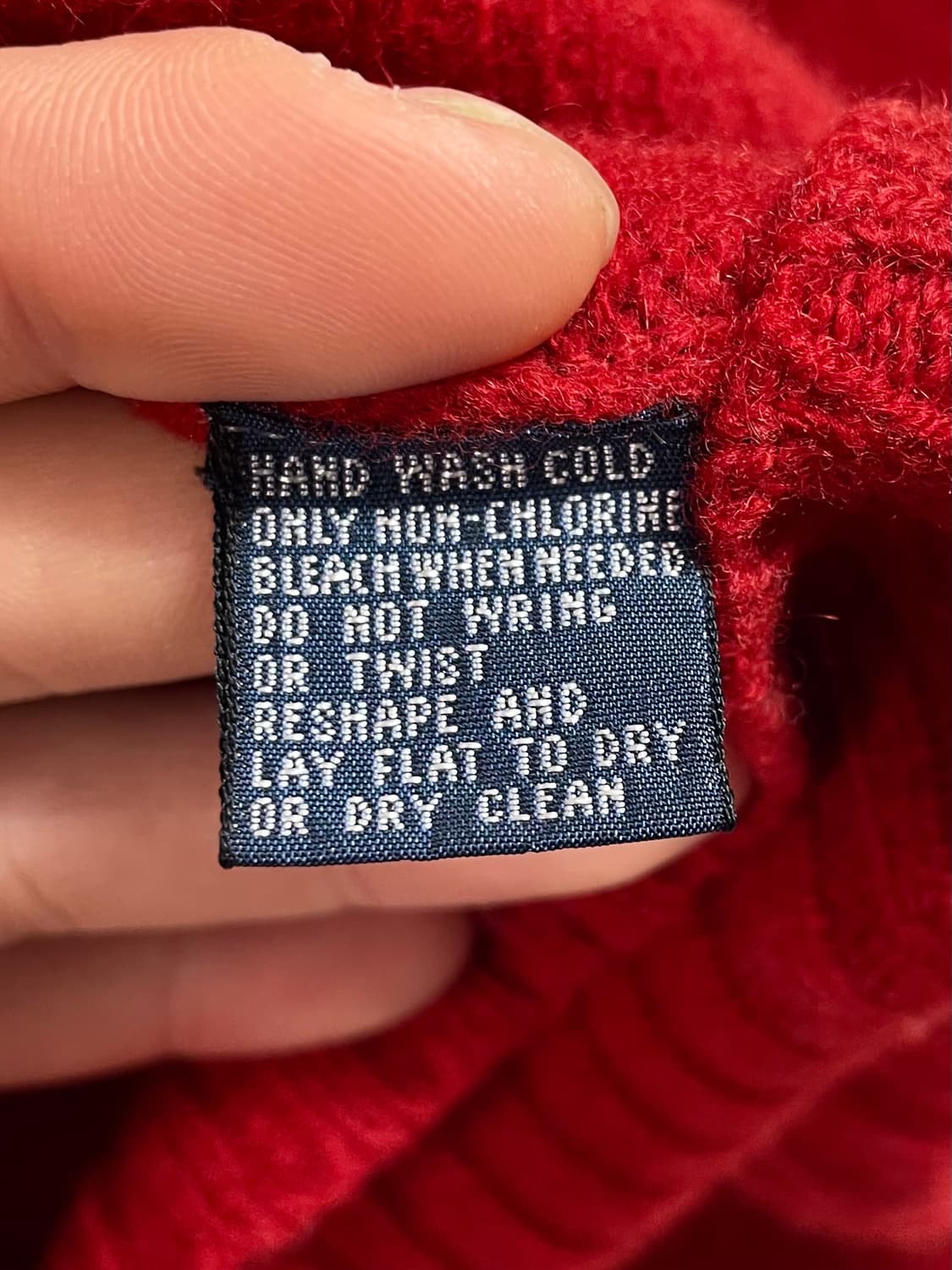 폴로 랄프로렌 램스 울 헤비 니트 (on.554) 상품이미지5