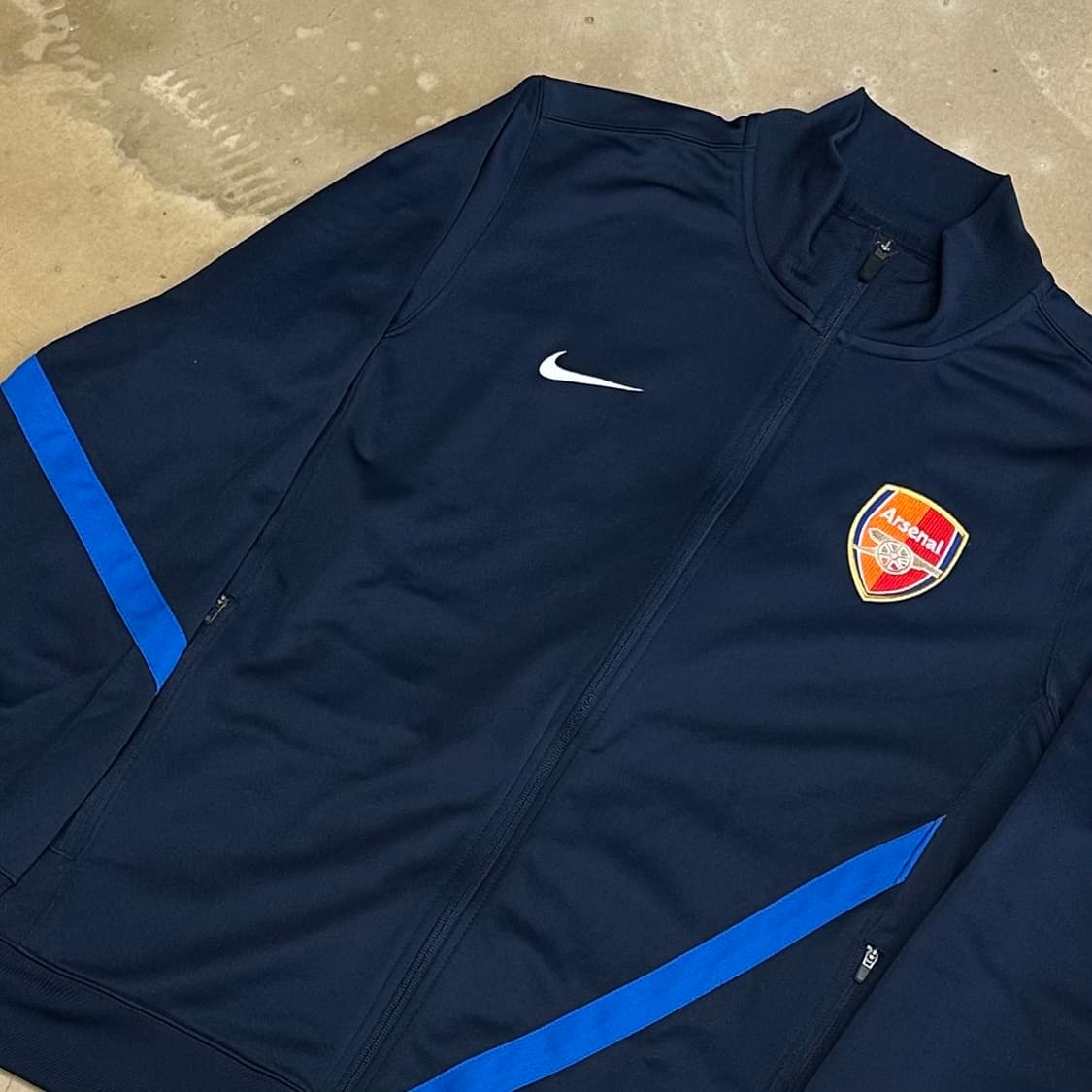 XXL 나이키 아스날 블루 파이핑 네이비 트랙탑 상품이미지1