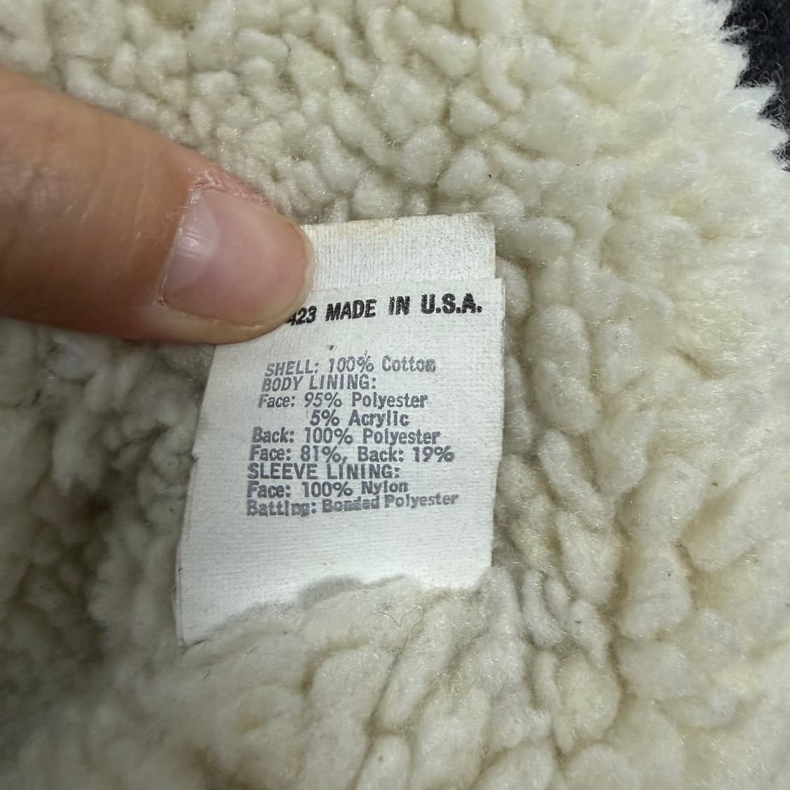 80S 리바이스 쉐르파 흑청 상품이미지6