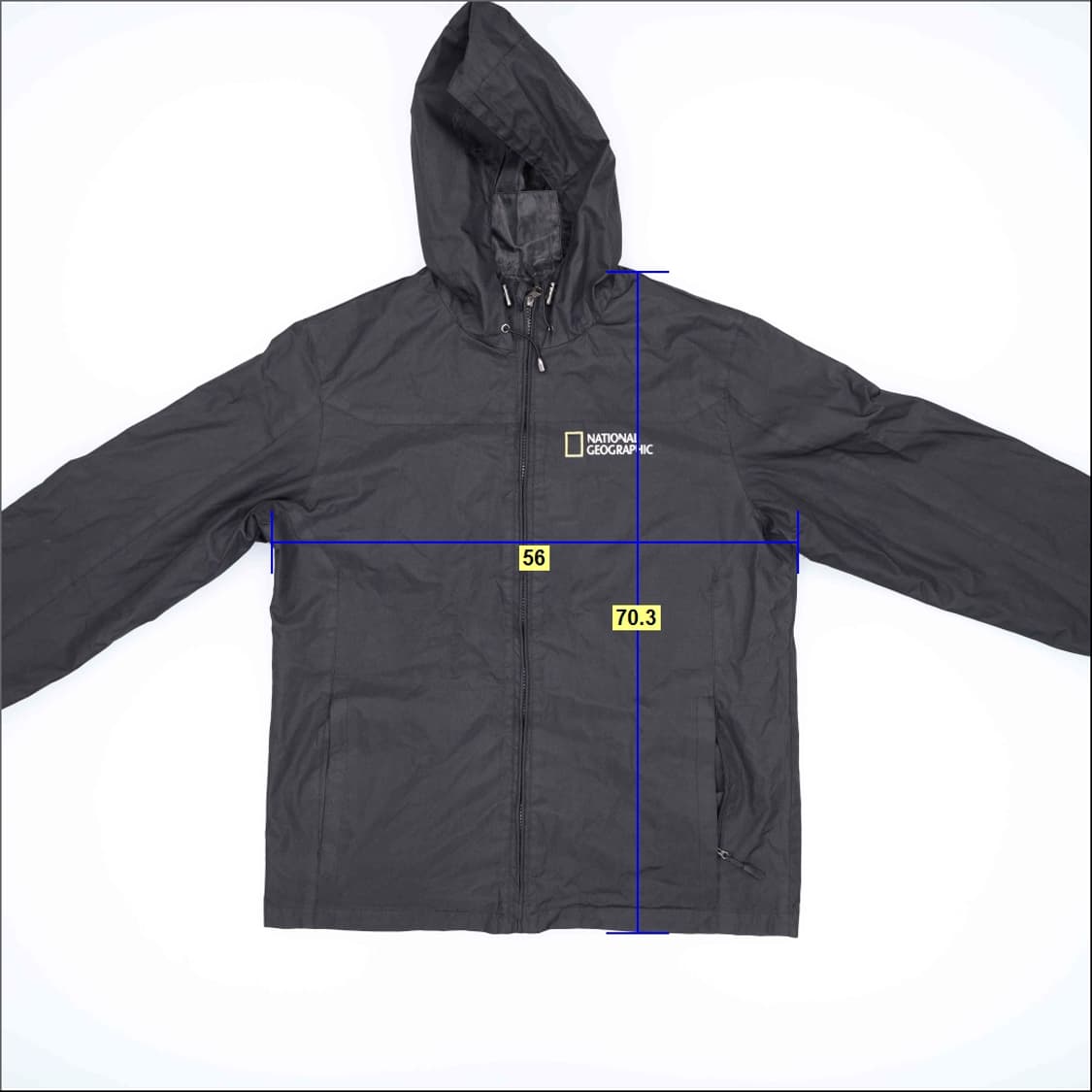 [95정도] 내셔널지오그래픽로고 바람막이 자켓 1223H1 상품이미지6