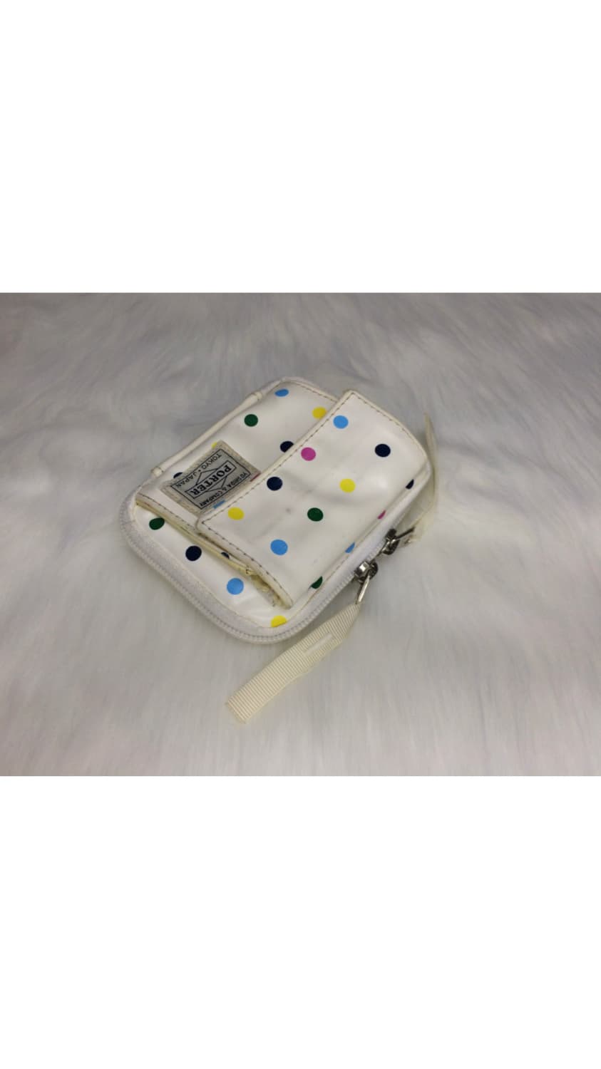 porter 화이트 컬러풀 도트 땡땡이 지갑 상품이미지3