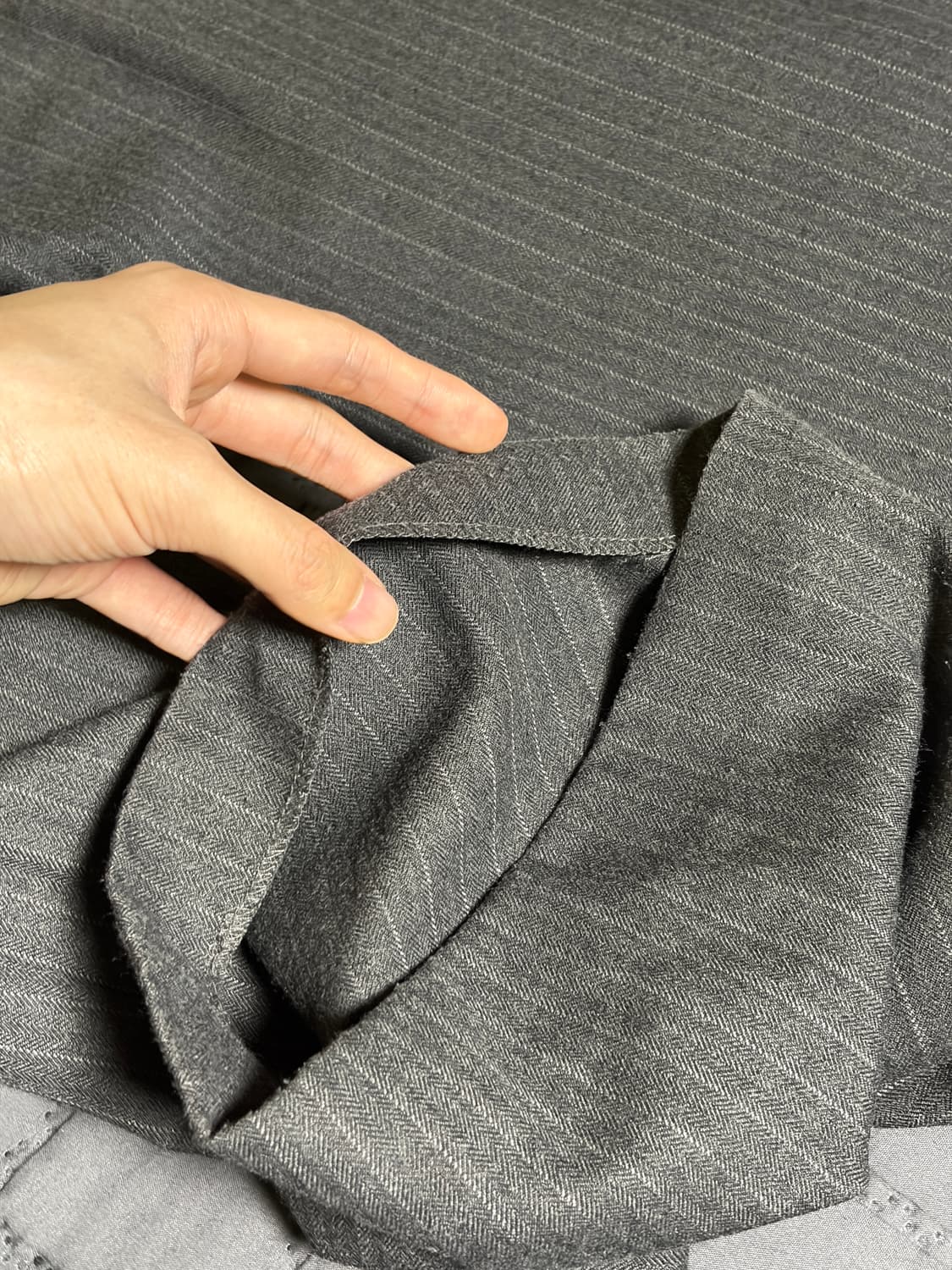 [1사이즈] DIVEIN 다이브인 스트라이프 와이드 슬랙스 상품이미지8