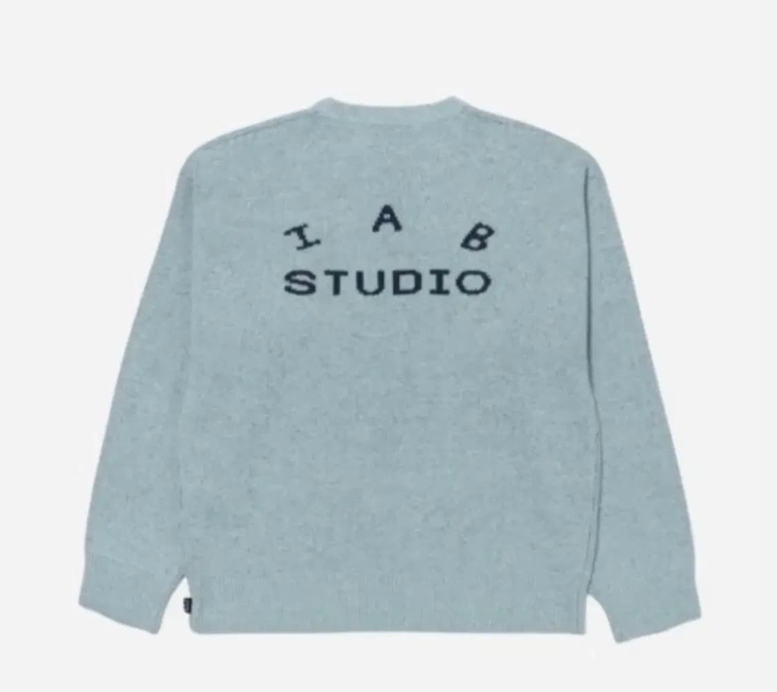 IAB 아이앱 스튜디오 니트 스틸 블루 M 상품이미지1