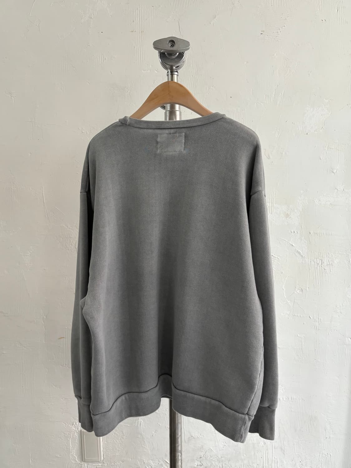 WTAPS 더블탭스 그레이 COLLEGE / DESIGN 크루넥 스웻셔츠 상품이미지7