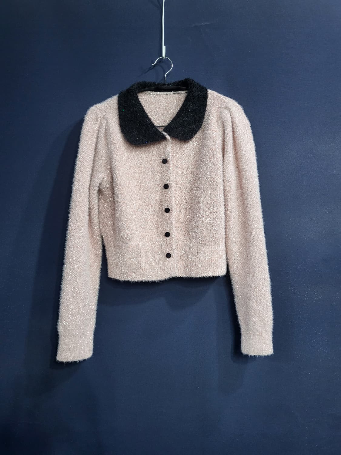 르샵 카라 펄 트위드 가디건 상품이미지1