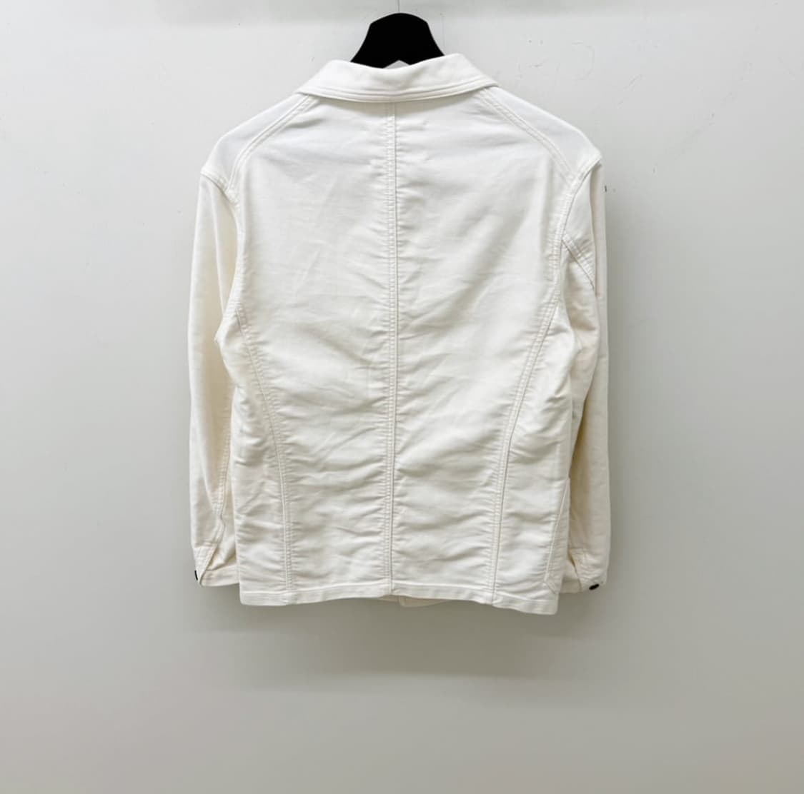 Outil (우티) 화이트 몰스킨 프렌치 워크 자켓 상품이미지5