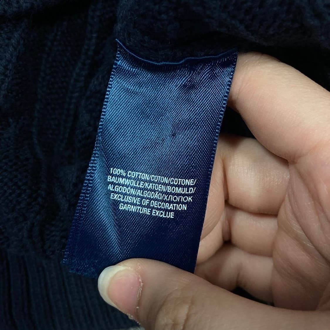 PoloRalphLauren로고 꽈배기 니트조끼 상품이미지4