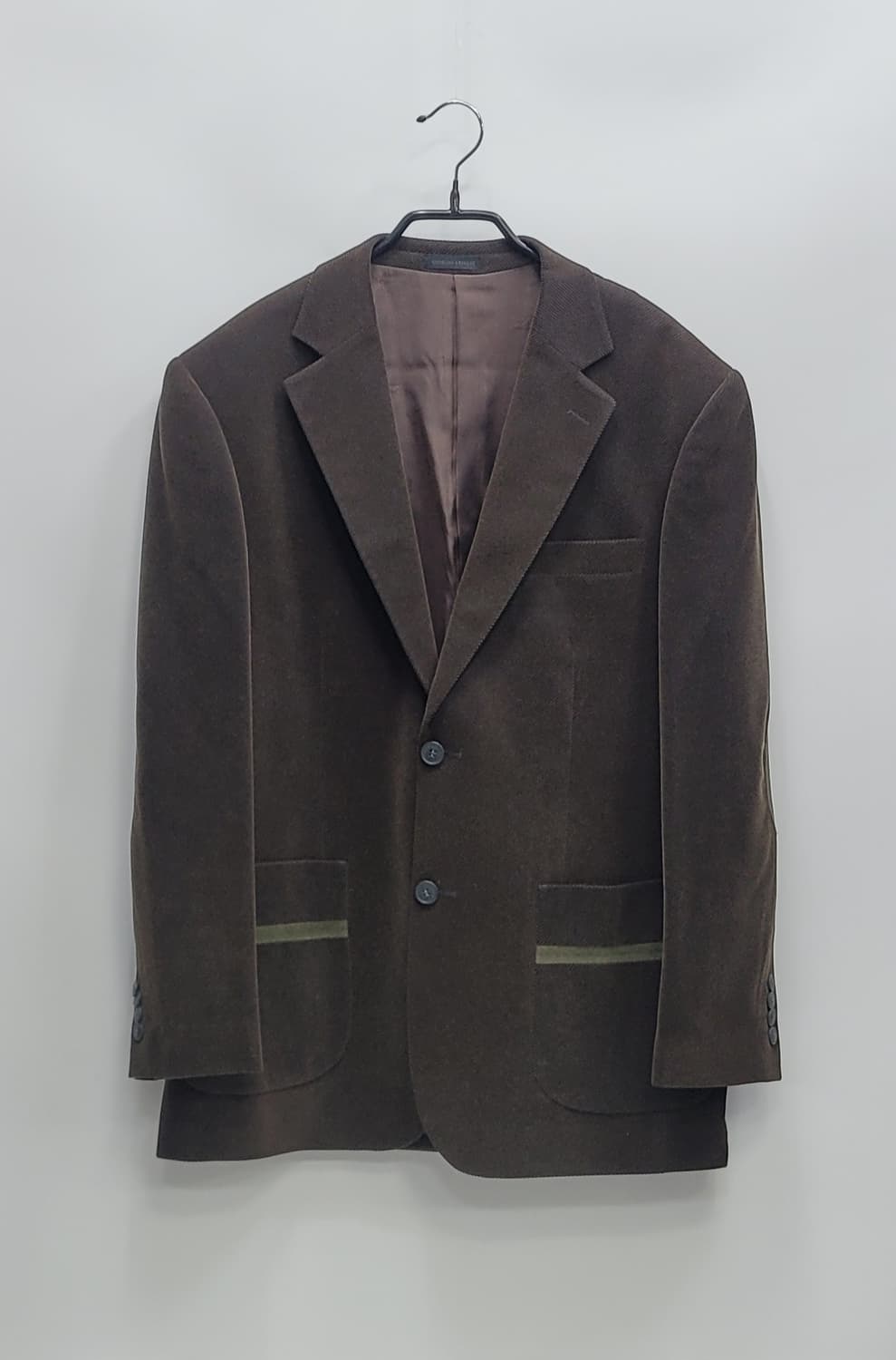 ARMANI 조르지오 아르마니 코듀로이 블레이저 자켓 / 남 48 브라운 상품이미지1