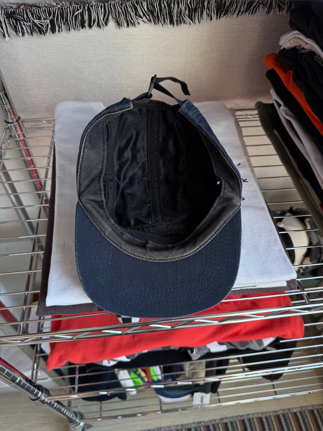 슈프림 워시드 네이비 캠프캡 상품이미지4