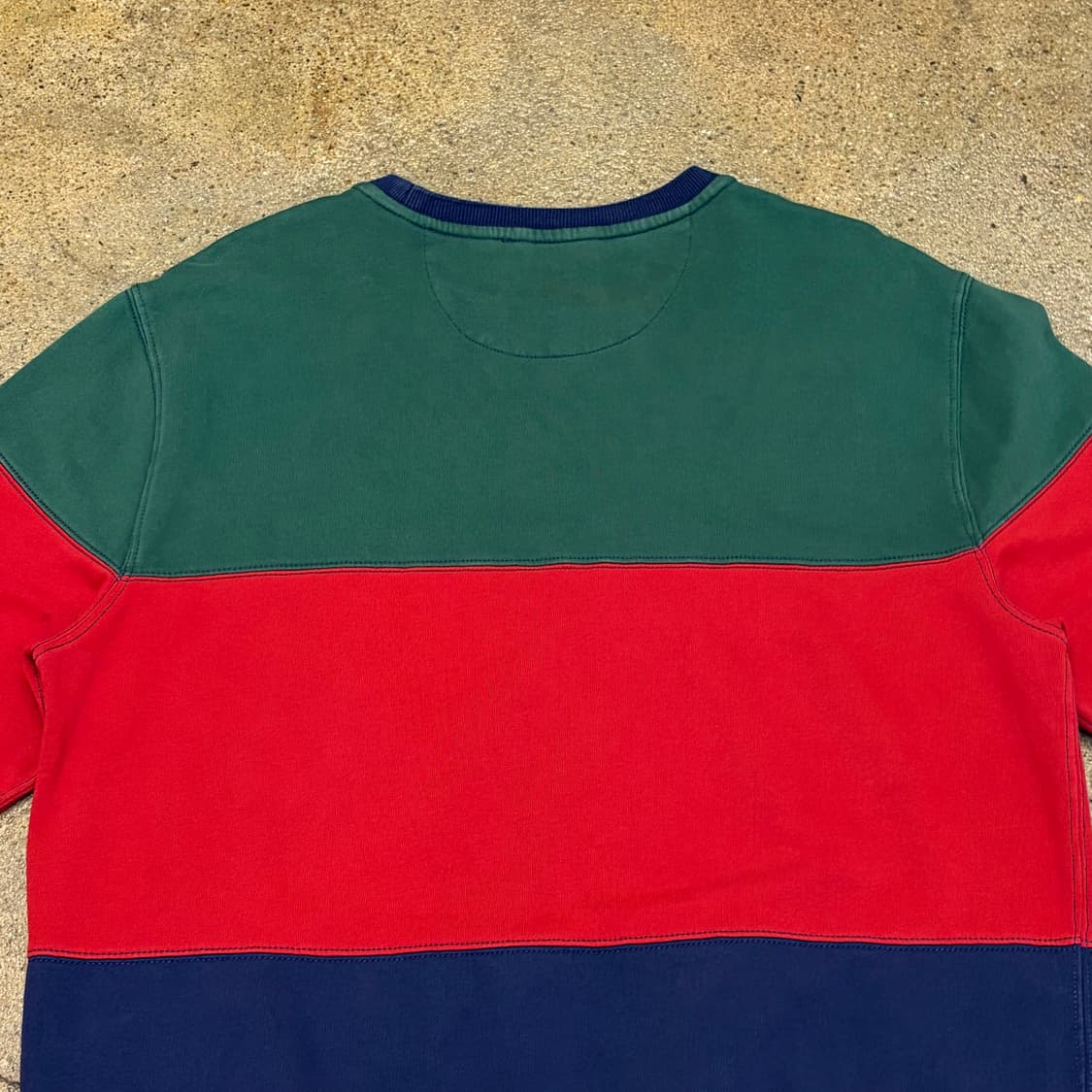 레어 00s 미국 빈티지 챕스 배색 맨투맨 상품이미지7