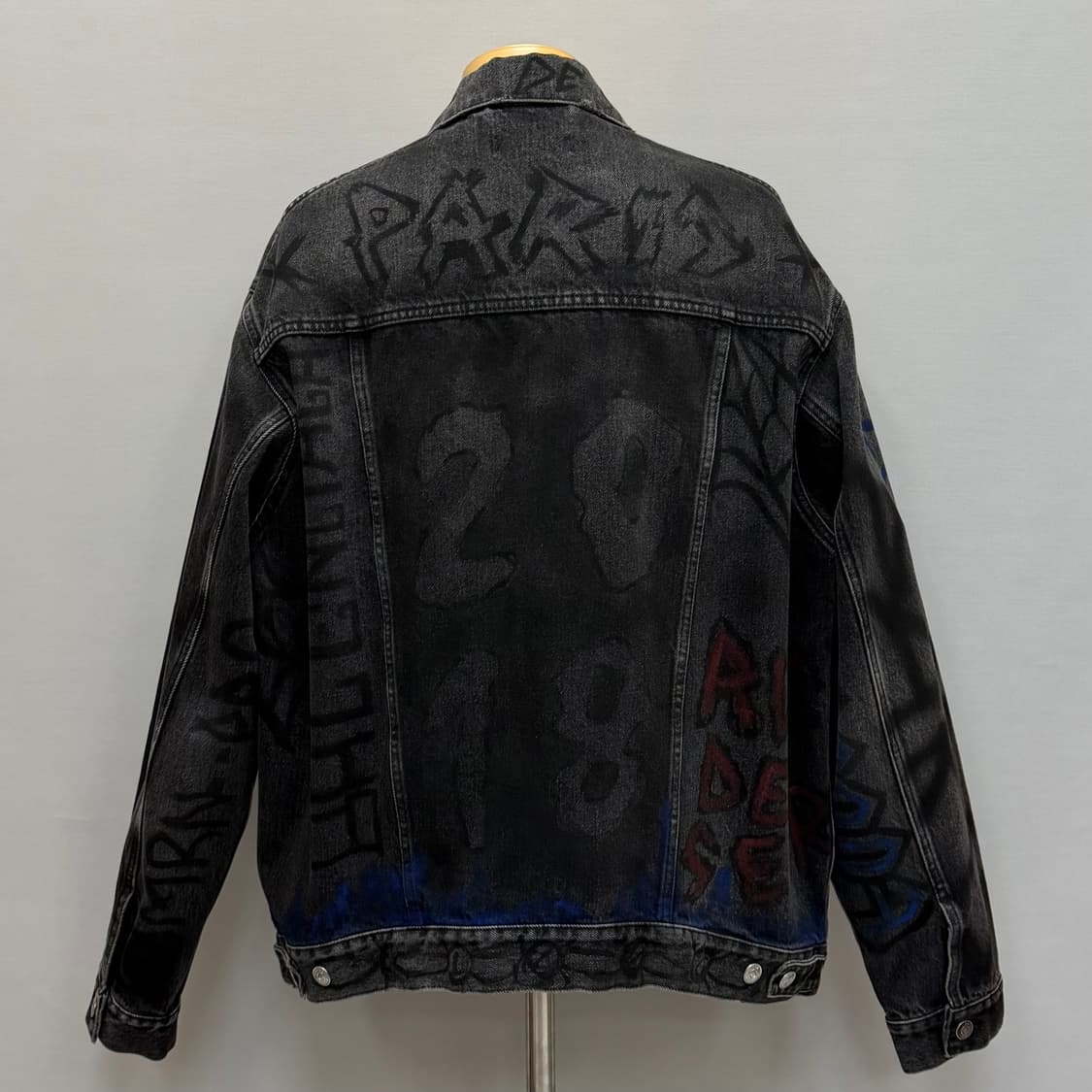발렌시아가 그래피티 흑청 데님 자켓 ( 110 ) 상품이미지2