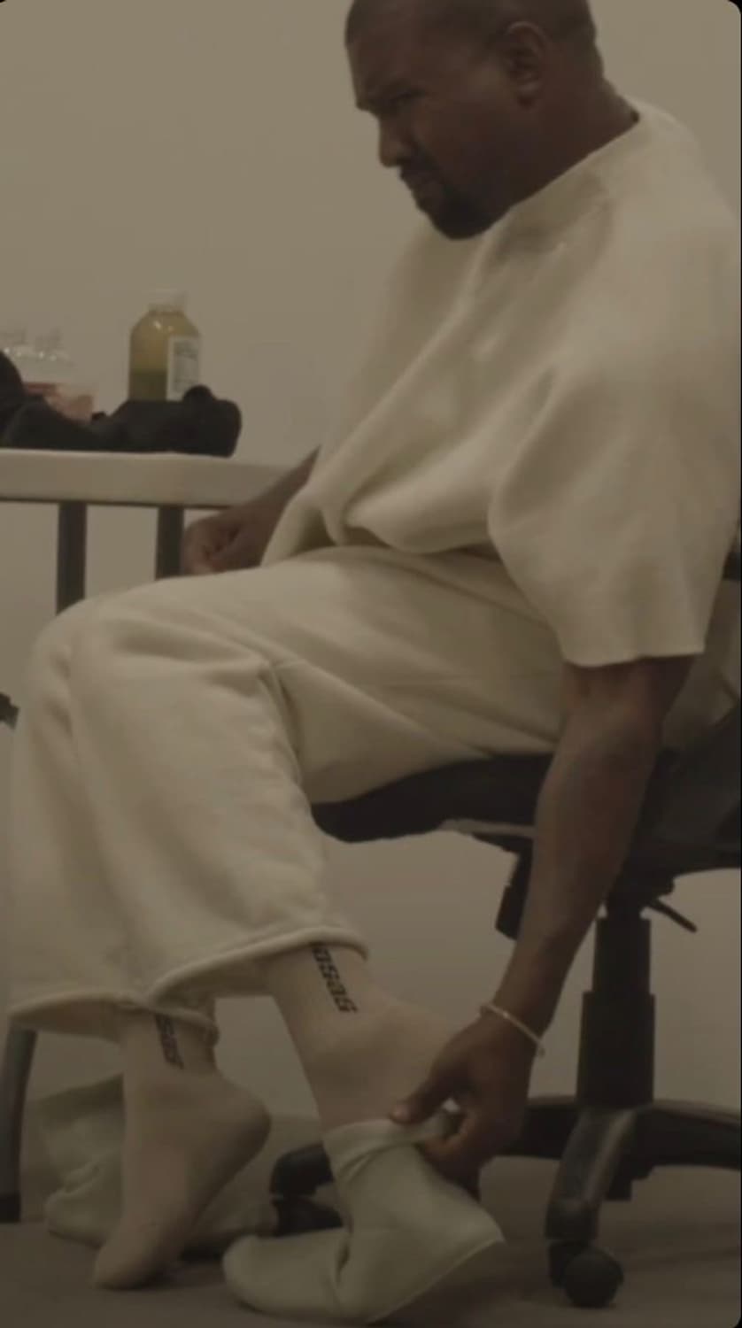 3) YZY VULTURES 바지 (White) 상품이미지4