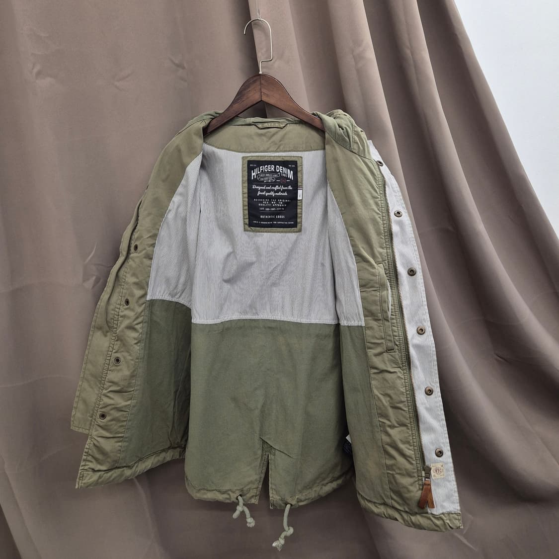 타미힐피거 후드 야상 자켓 S 상품이미지5