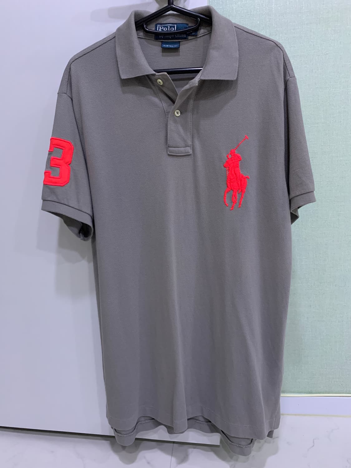 폴로 빅포니 그레이 핫핑크 상품이미지1