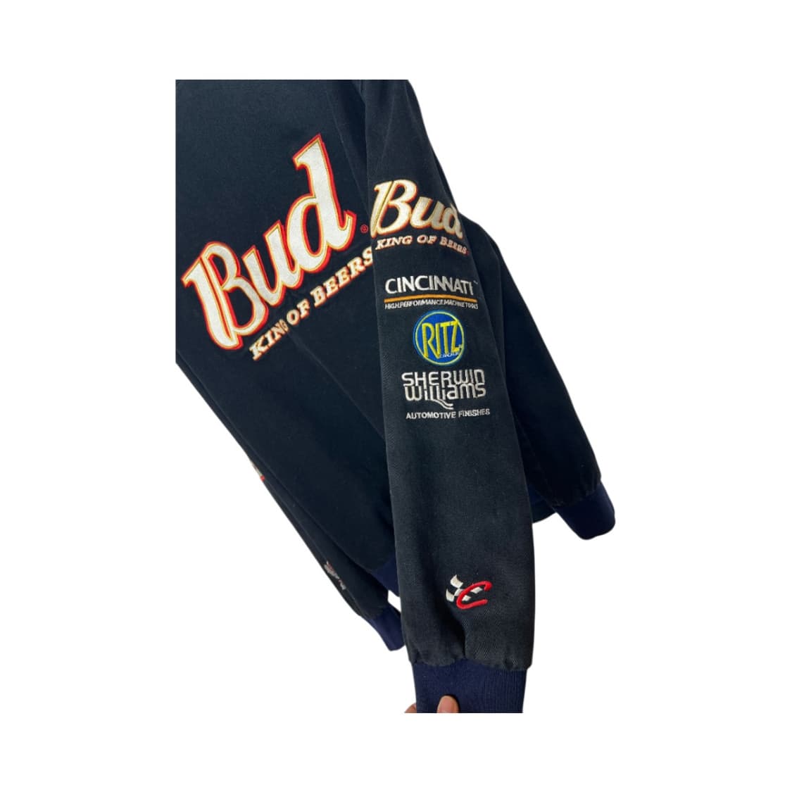 M) 빈티지 나스카 버드와이저 풀패치 레이싱 자켓 <아이돌 협찬>OJ-p 상품이미지4