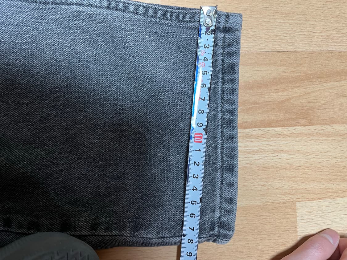 리바이스 555 96 릴렉스 스트레이트진 그레이 28/32 상품이미지8