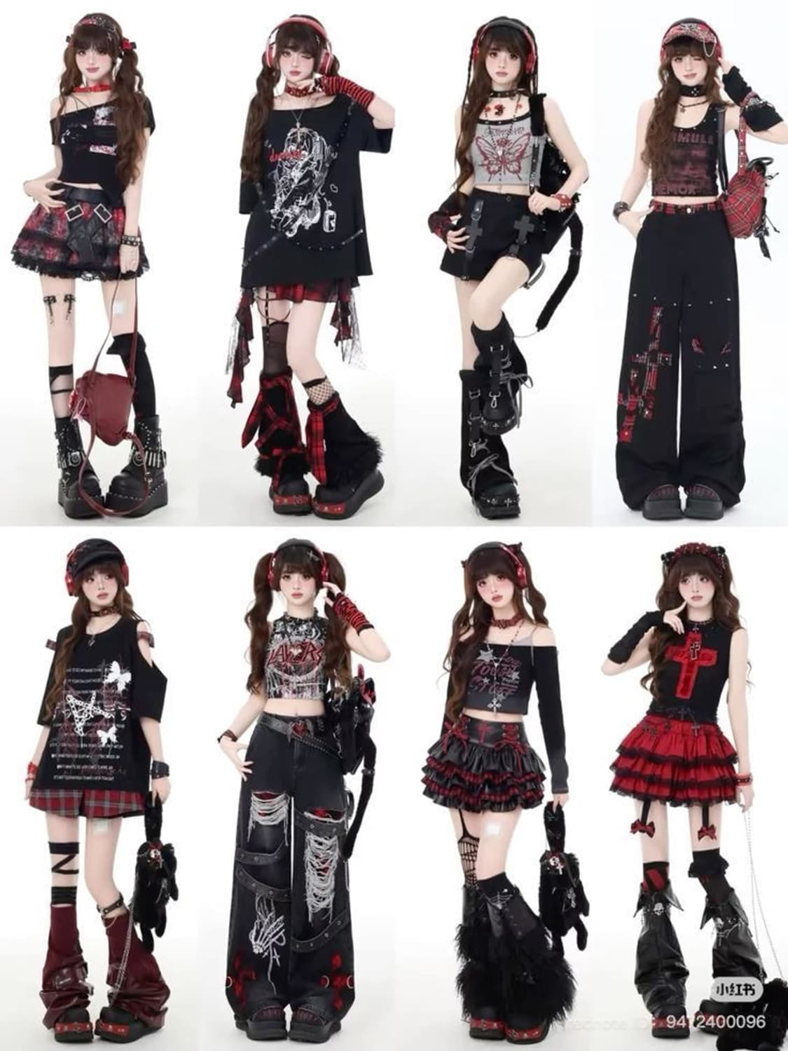 랜박 랜덤박스 고스로리 고스고딕풍 고스펑크 고펑일브섭컬지뢰계양지뢰서브컬처 상품이미지3