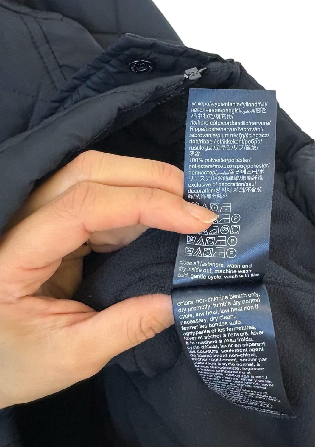 타미힐피거 다이아몬드 퀼팅 자켓 상품이미지4