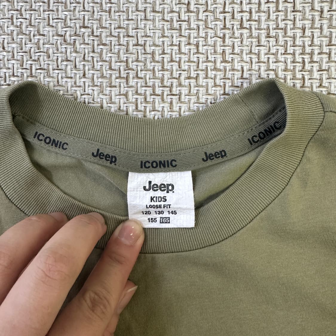 165 지프 키즈 빅지프 직조 와펜 반팔 0415D 상품이미지2