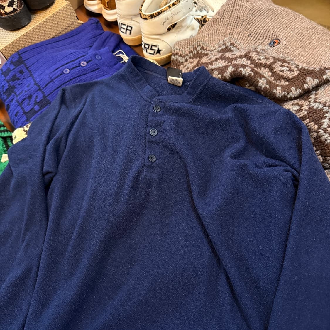 90S 파타고니아 캐플린 캐필린 플리스 헨리넥 L 상품이미지3