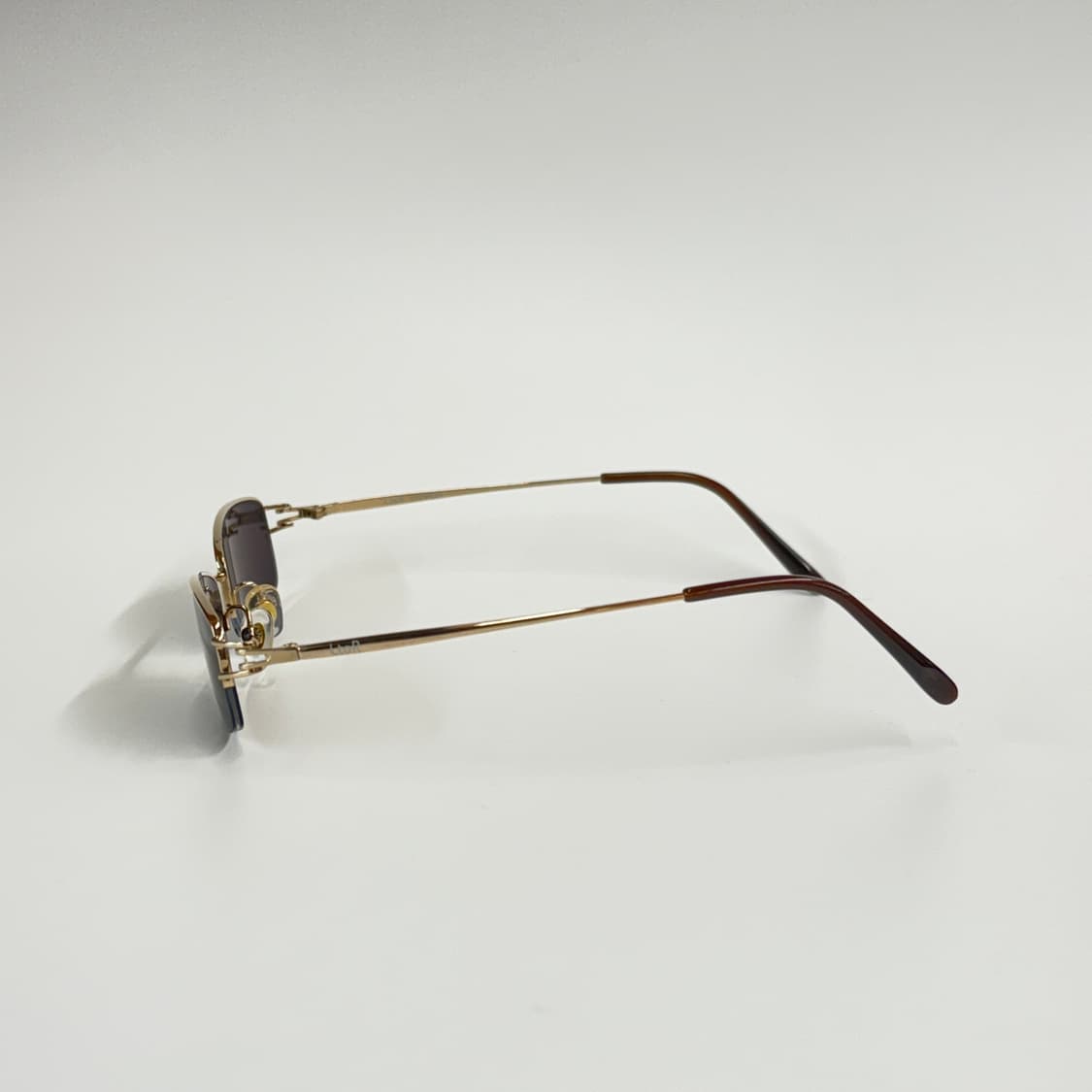 불량연애 츠짱 반무테 금테 선글라스 상품이미지3