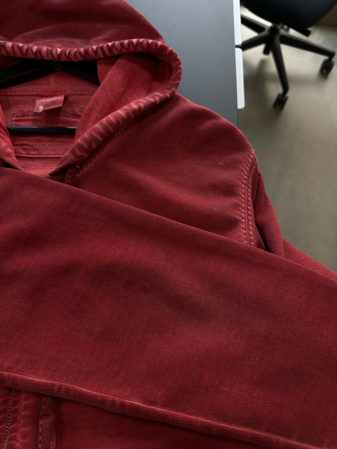 트루릴리전 더티워시드 그런지 후드집업 상품이미지6