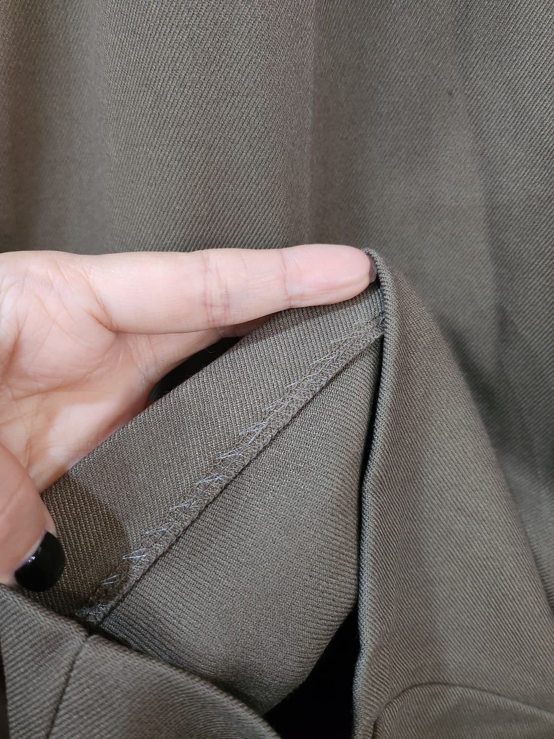 50) grove 브라운 와이드 슬랙스 팬츠 상품이미지5