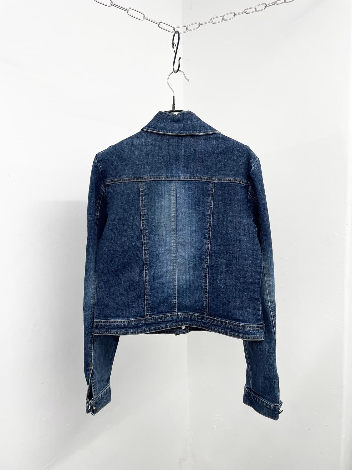 워싱 데님 버튼 자켓 상품이미지7