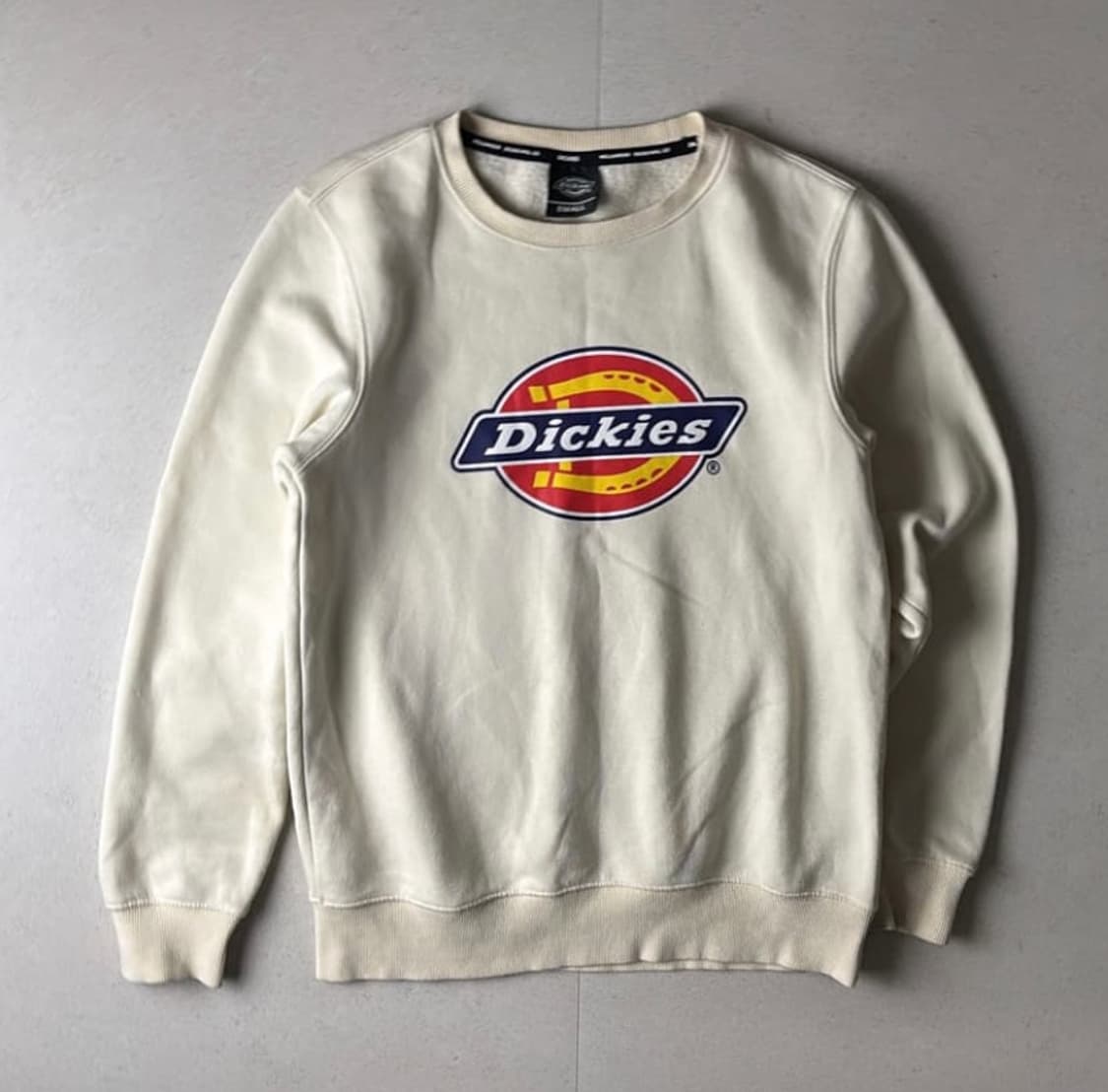 Dickies 디키즈 로고 맨투맨 (아이보리 / S) 상품이미지1
