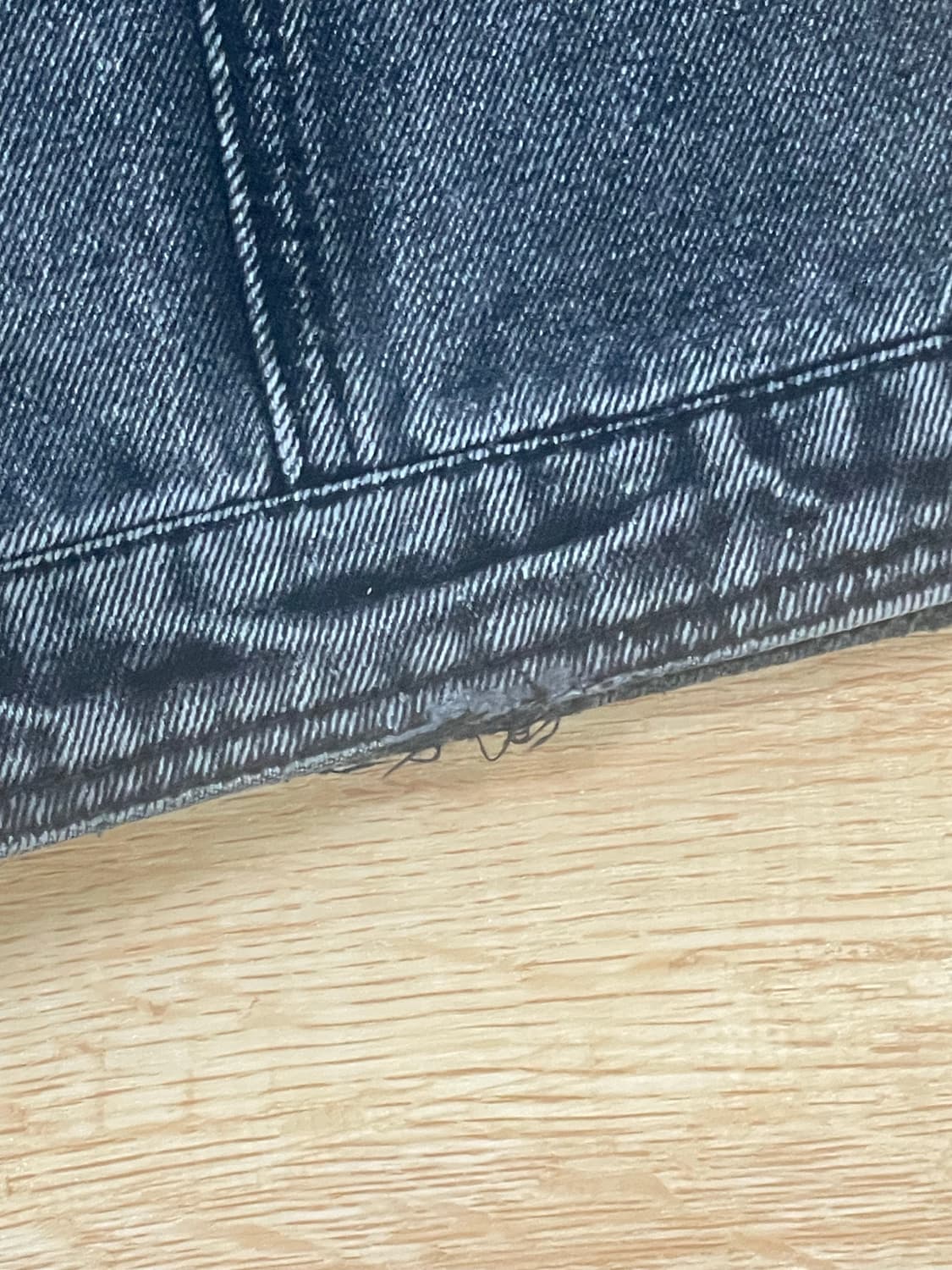 엔더슨벨 블리치 워시드 지퍼 진 상품이미지3