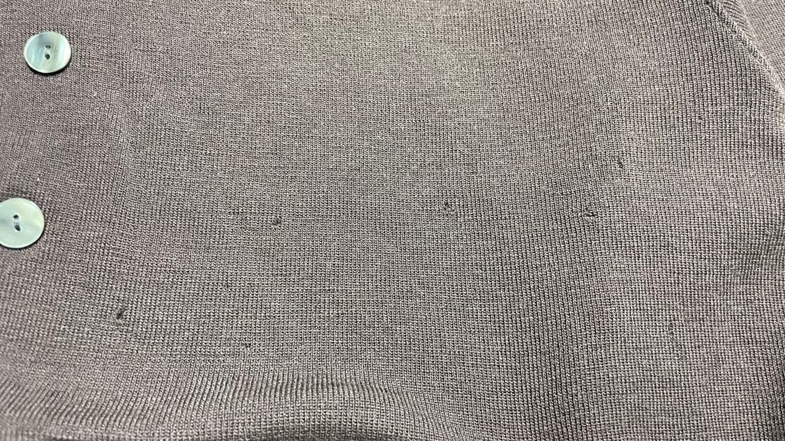 JPN 일본 빈티지 y2k 모리걸 루즈핏 브라운 버건디 니트 셔츠 가디건 상품이미지10