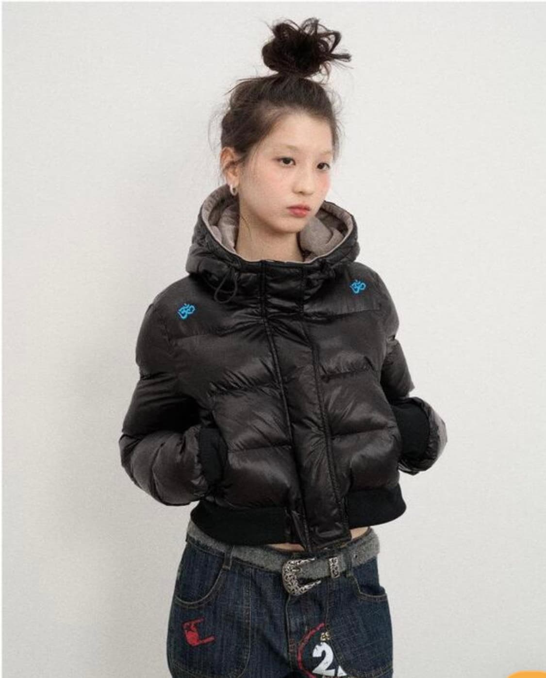 Achihara 아치하라 숏패딩 블랙 상품이미지2