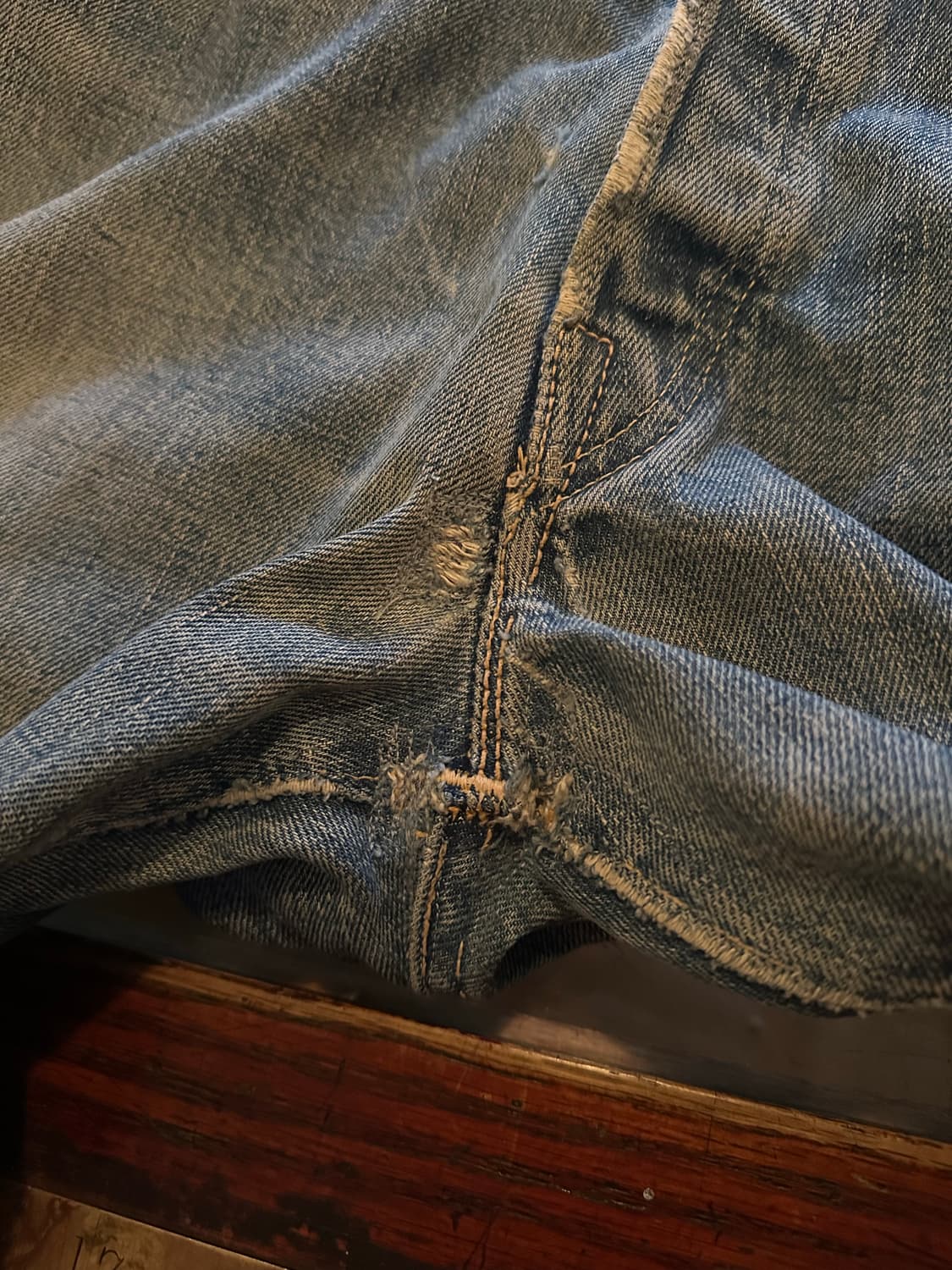 50s USA LEVIS 501XX SELVEDGE DENIM PANTS 상품이미지8