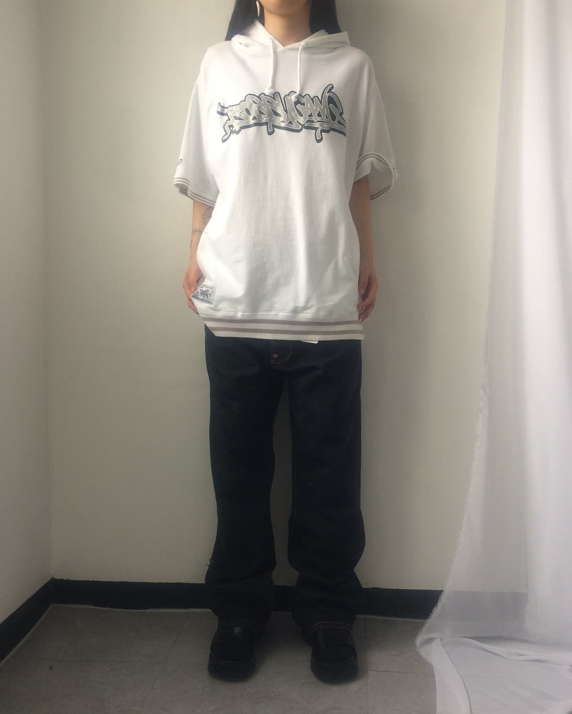 Old school printing hood zip up 상품이미지6