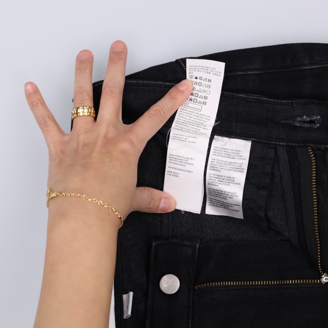 W28L27 캘빈클라인 기모 부츠컷 0324H1 상품이미지4