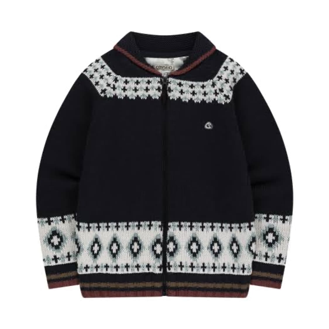 코이세이오 모시 코위찬 니트자켓 네이비 상품이미지1