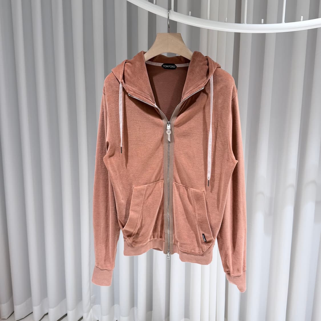 (A+/S) / 톰포드 벨벳 벨루어 투웨이 후드집업 상품이미지2