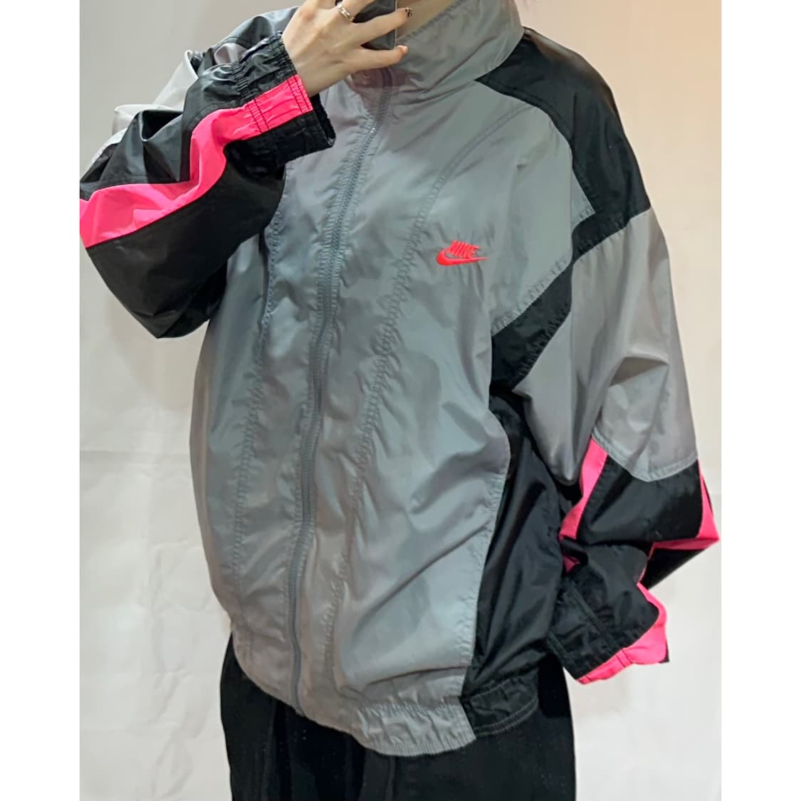 나이키 올드스쿨 쓰리톤 배색 바람막이 상품이미지1