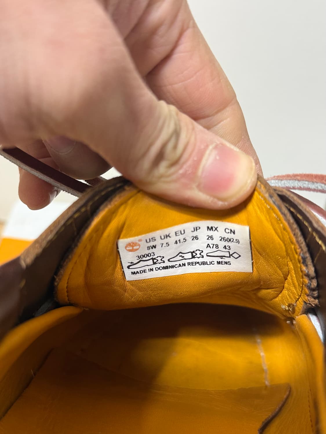 팀버랜드 보트 슈즈 브라운 3 eye boat shoes 상품이미지3