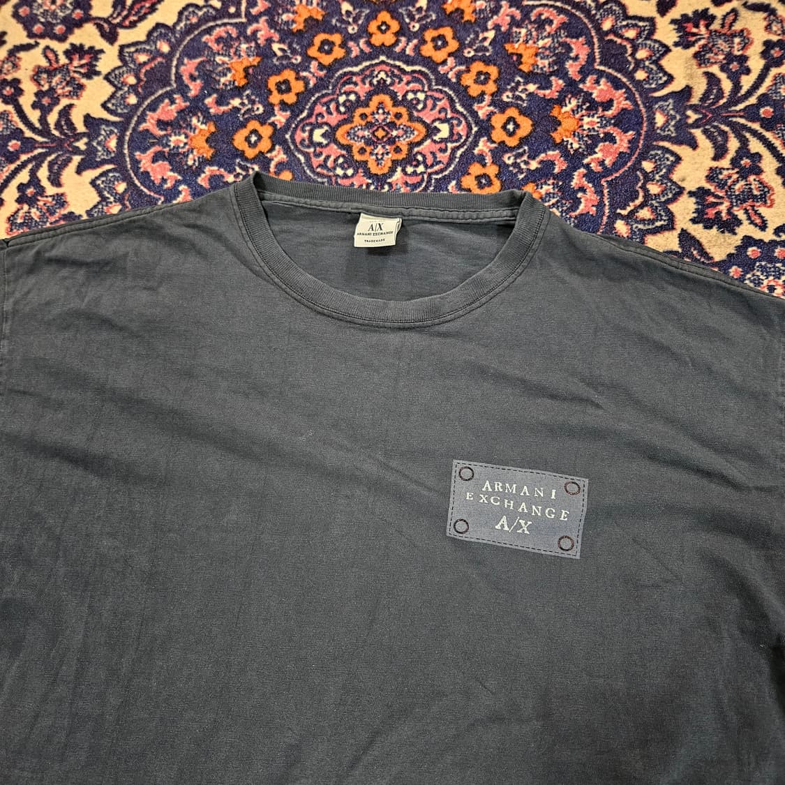 아르마니 익스체인지 in USA 디스트레스드 반팔 티셔츠 L size 상품이미지2