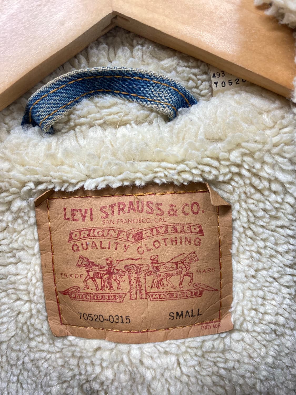 리바이스 쉐르파 데님 트러커 자켓 S 상품이미지6