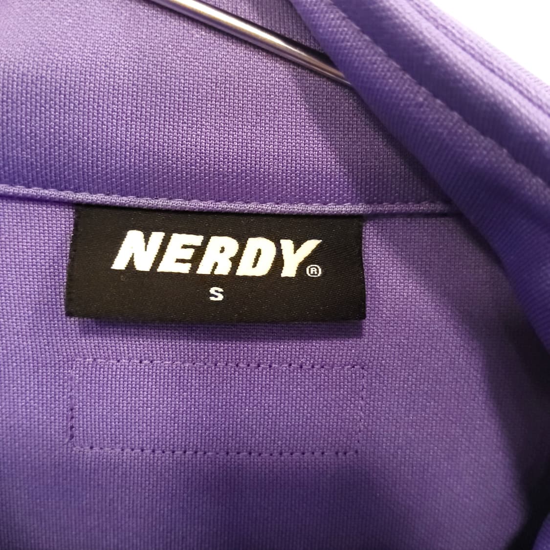 NERDY 퍼플 라인 트랙탑 스트릿 져지 상품이미지3