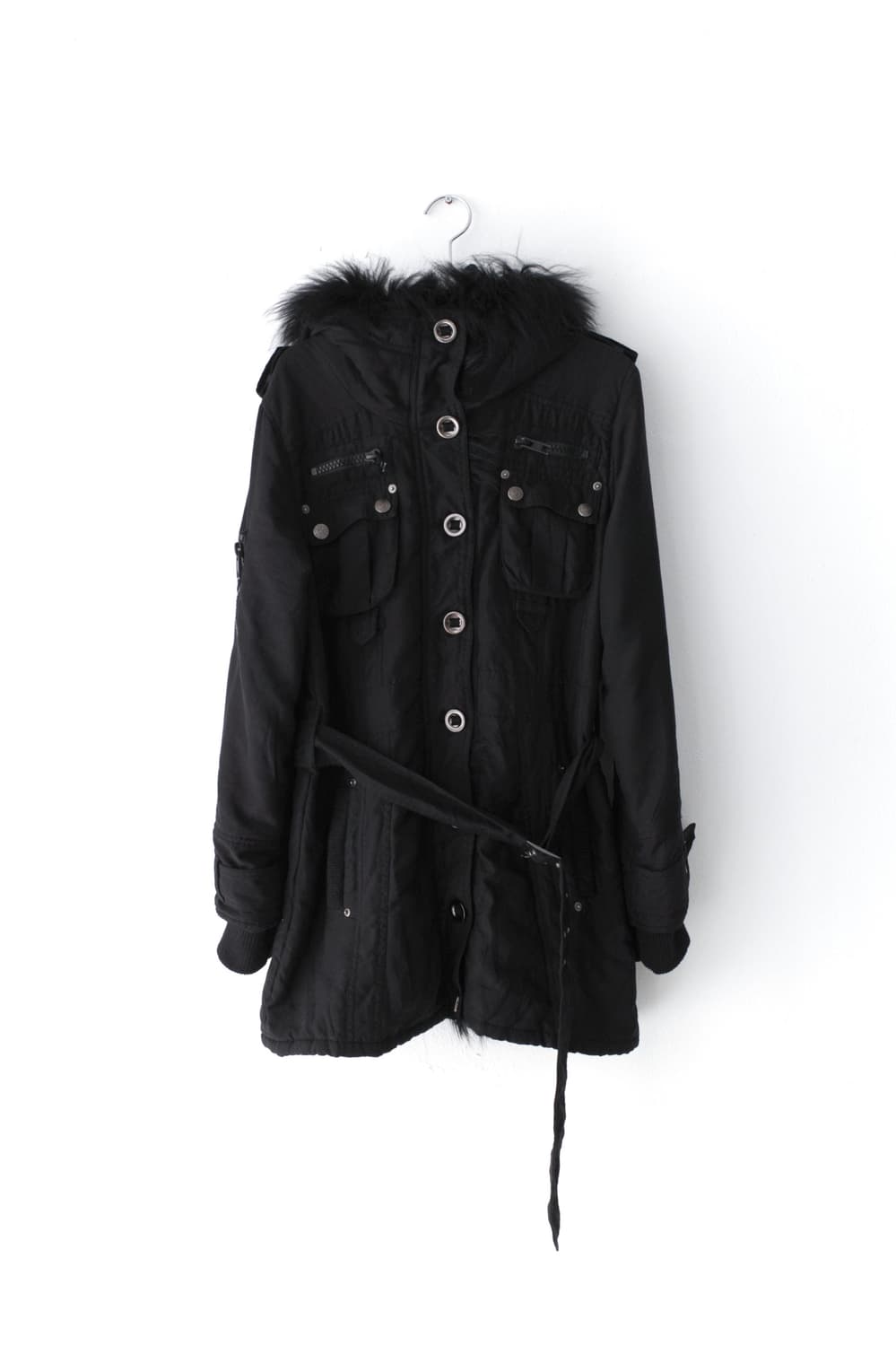 image) button fur padding jacket 상품이미지1