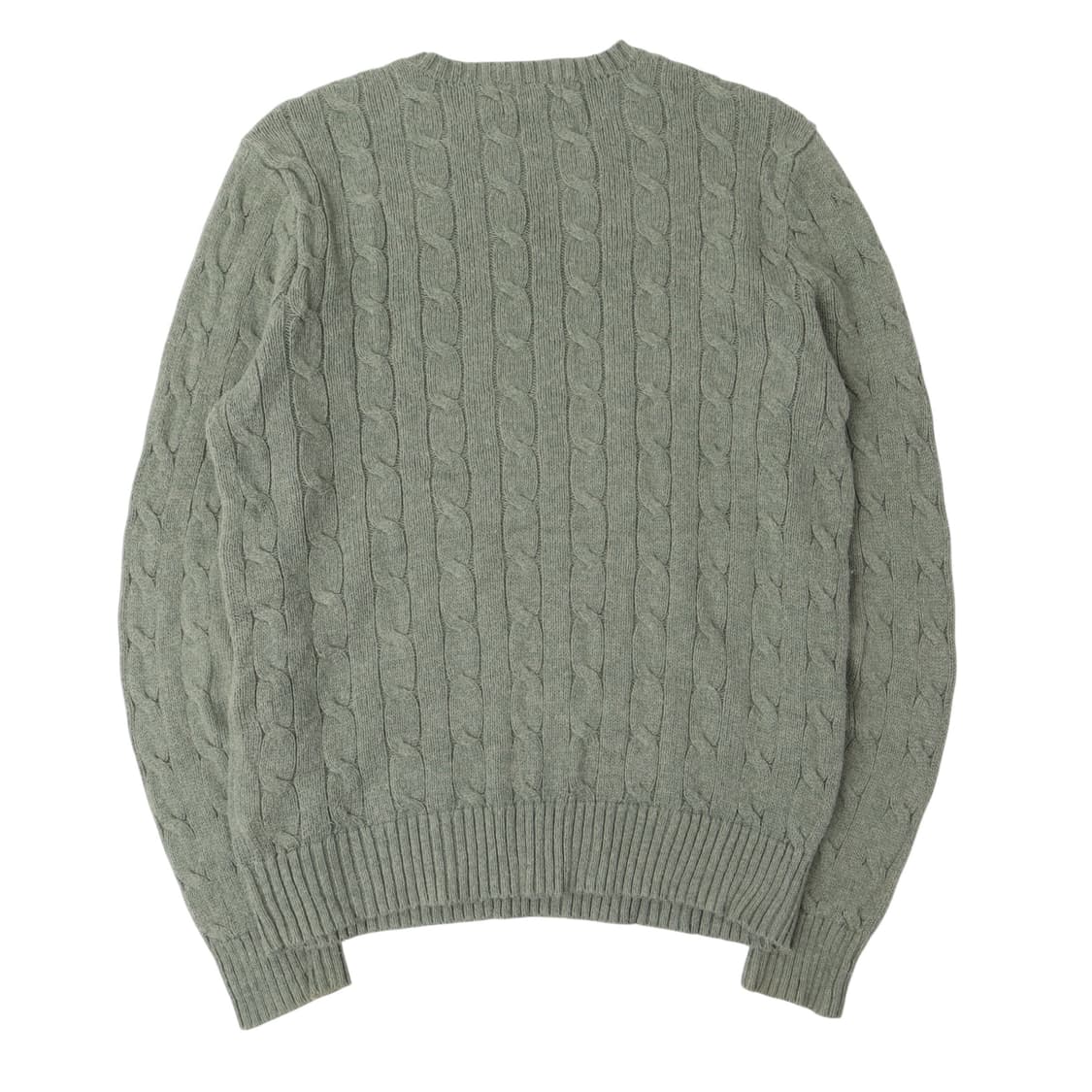 폴로 랄프로렌 라이트 그린 코튼 케이블 니트 상품이미지5