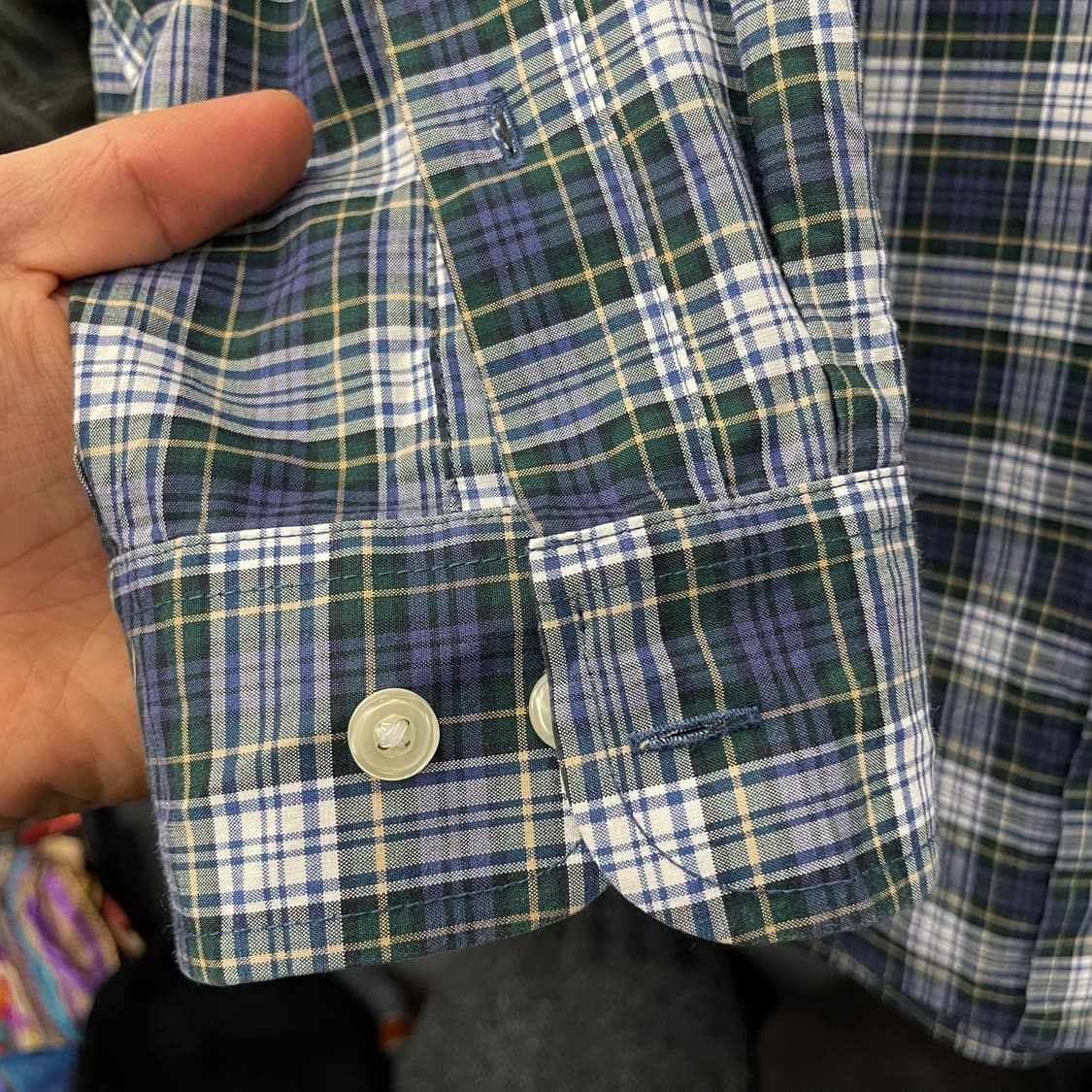 00s L.L. Bean 엘엘빈 클래식 멀티 체크 셔츠 상품이미지5