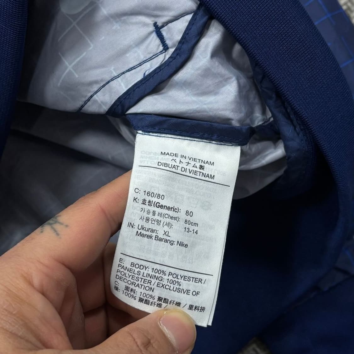 나이키 스우시 패턴 후드 바람막이 자켓v0363 상품이미지6