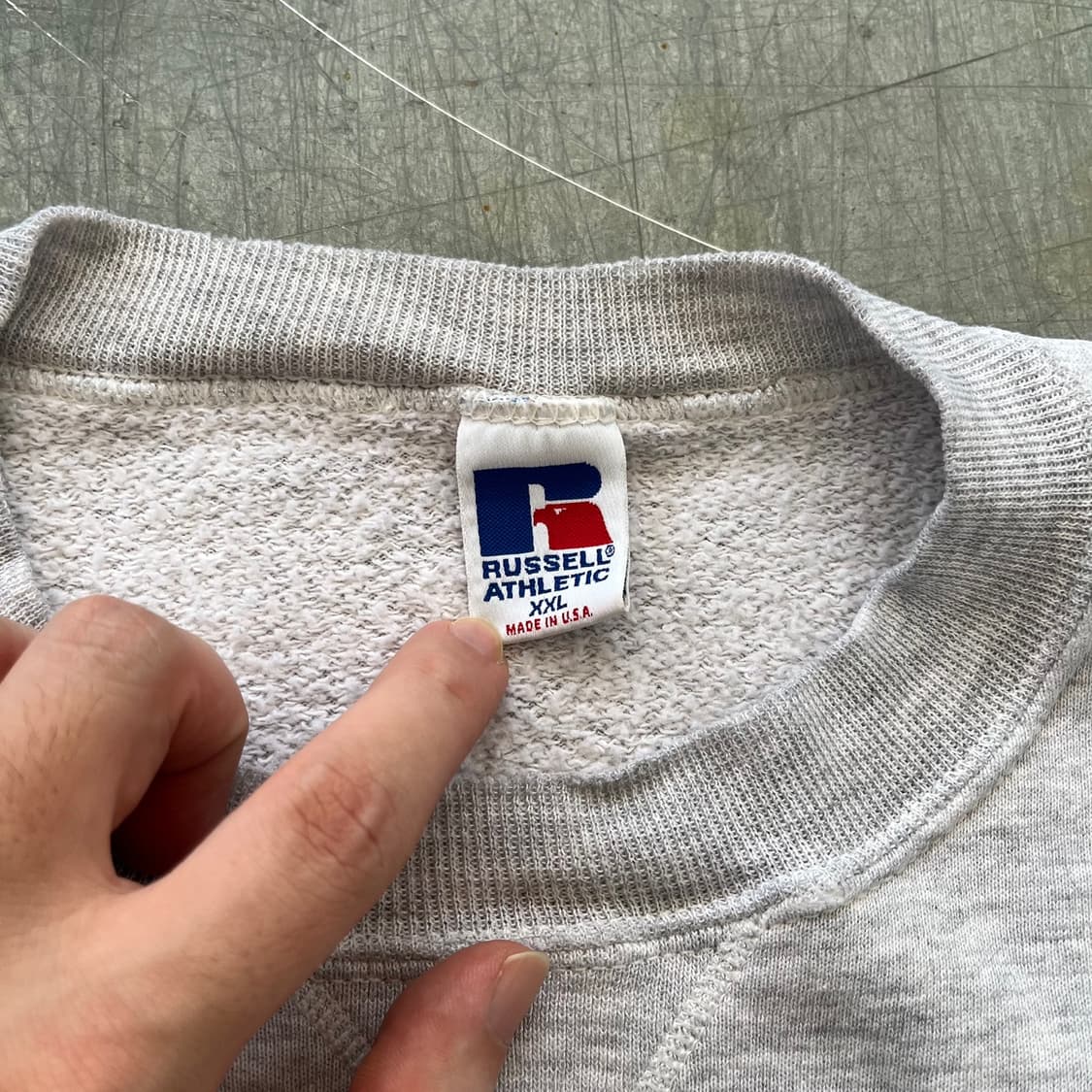 90s 러셀 스웻셔츠 (XXL) made in usa 상품이미지2