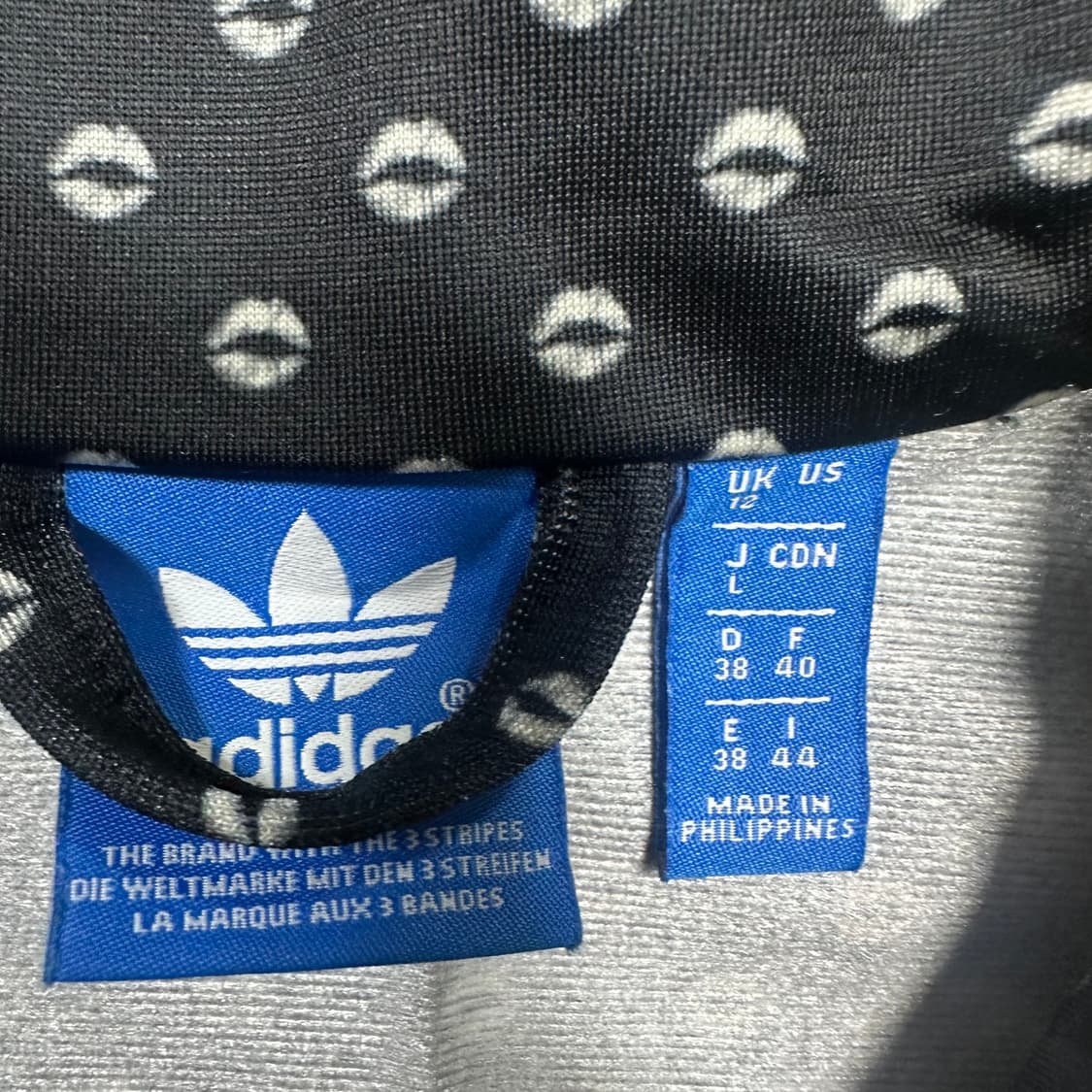 ✨ (바배) 아디다스 립 도트 땡땡이 트랙탑 져지 상품이미지3